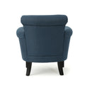 Club Chair Navy Blue Fabric