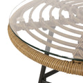 Orlando Side Table Light Brown Rattan