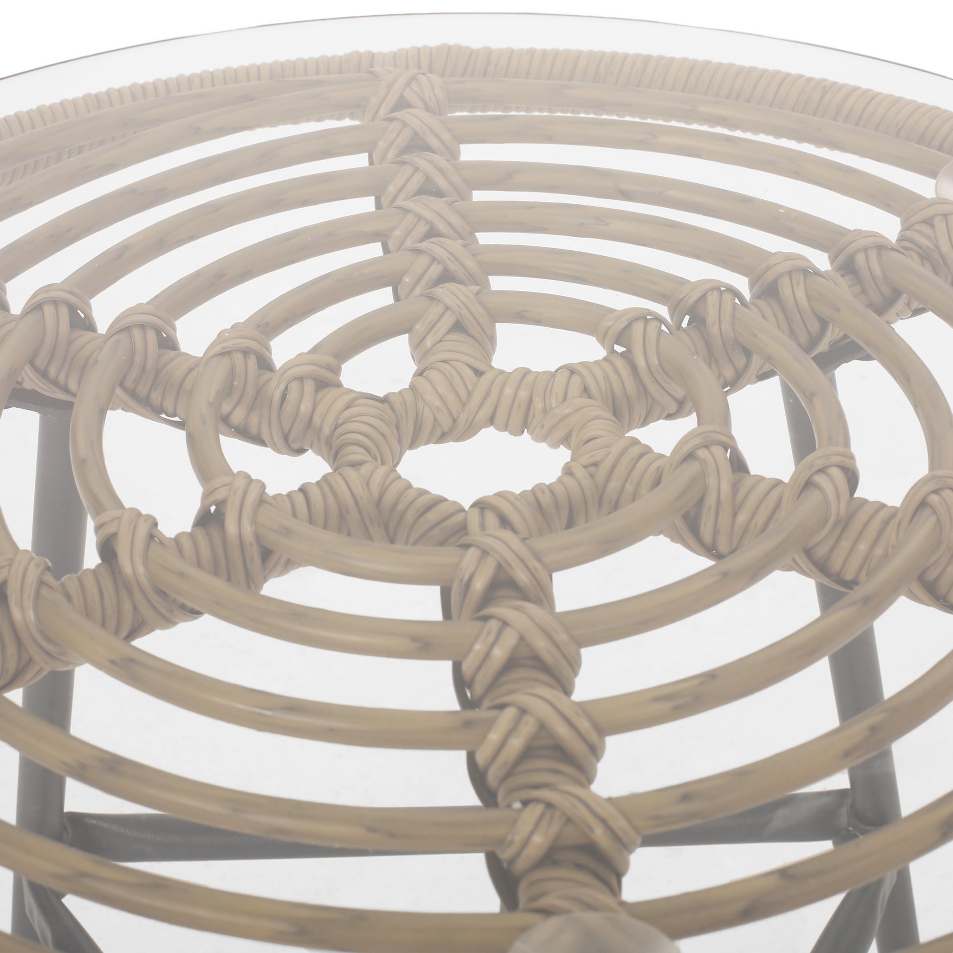 Orlando Side Table Light Brown Rattan