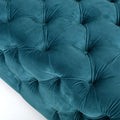 Ottoman Teal Velvet