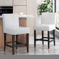 Zuma Kd Counter Stool - Ivory Leather