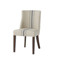 Dining Chair Beige Fabric