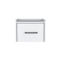 Floating Nightstand Calion, Bedroom, White White Particle Board Engineered Wood