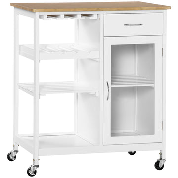 Rolling Kitchen Island with Storage, Kitchen Cart