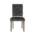 Dining Chair Charcoal Pu Leather