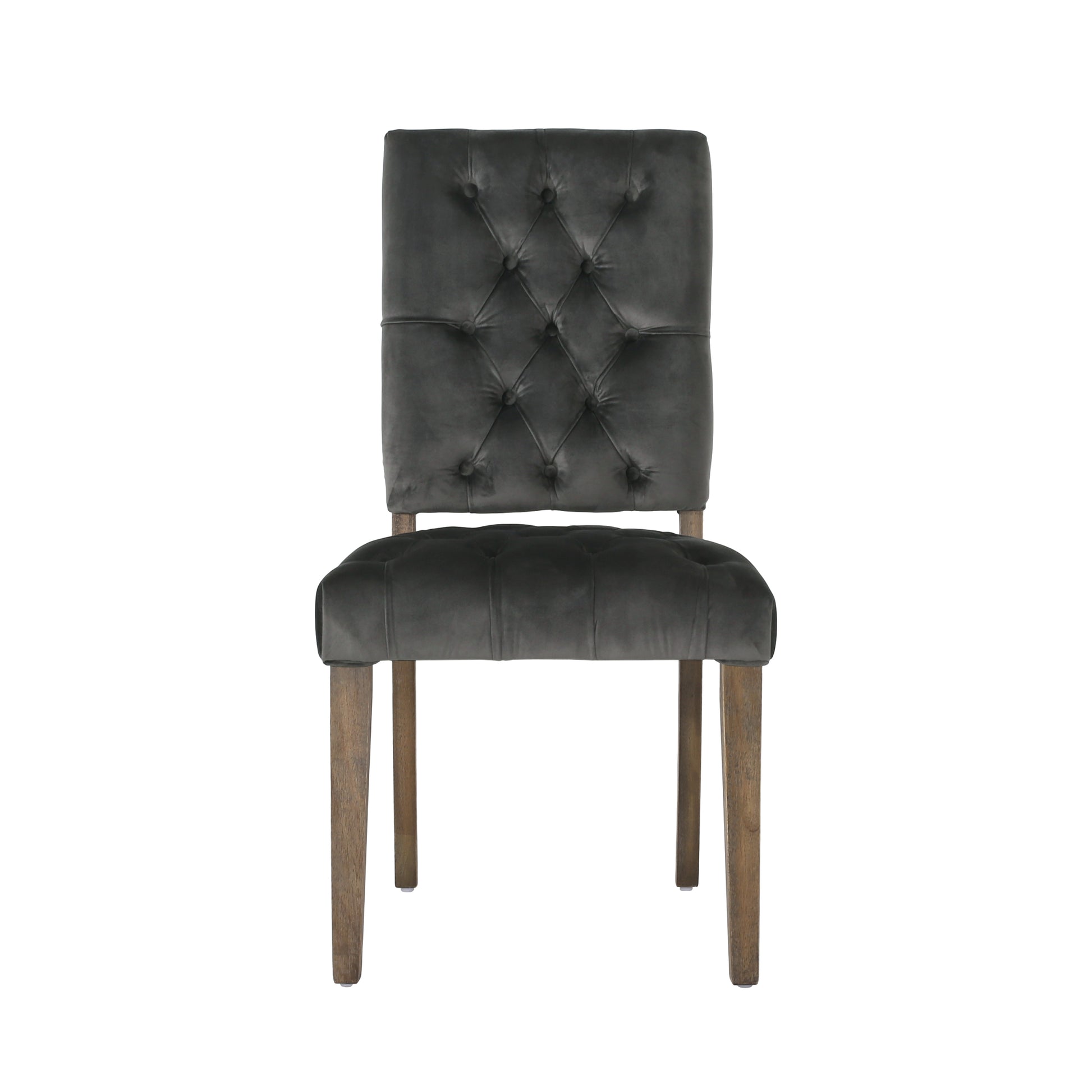 Dining Chair Charcoal Pu Leather