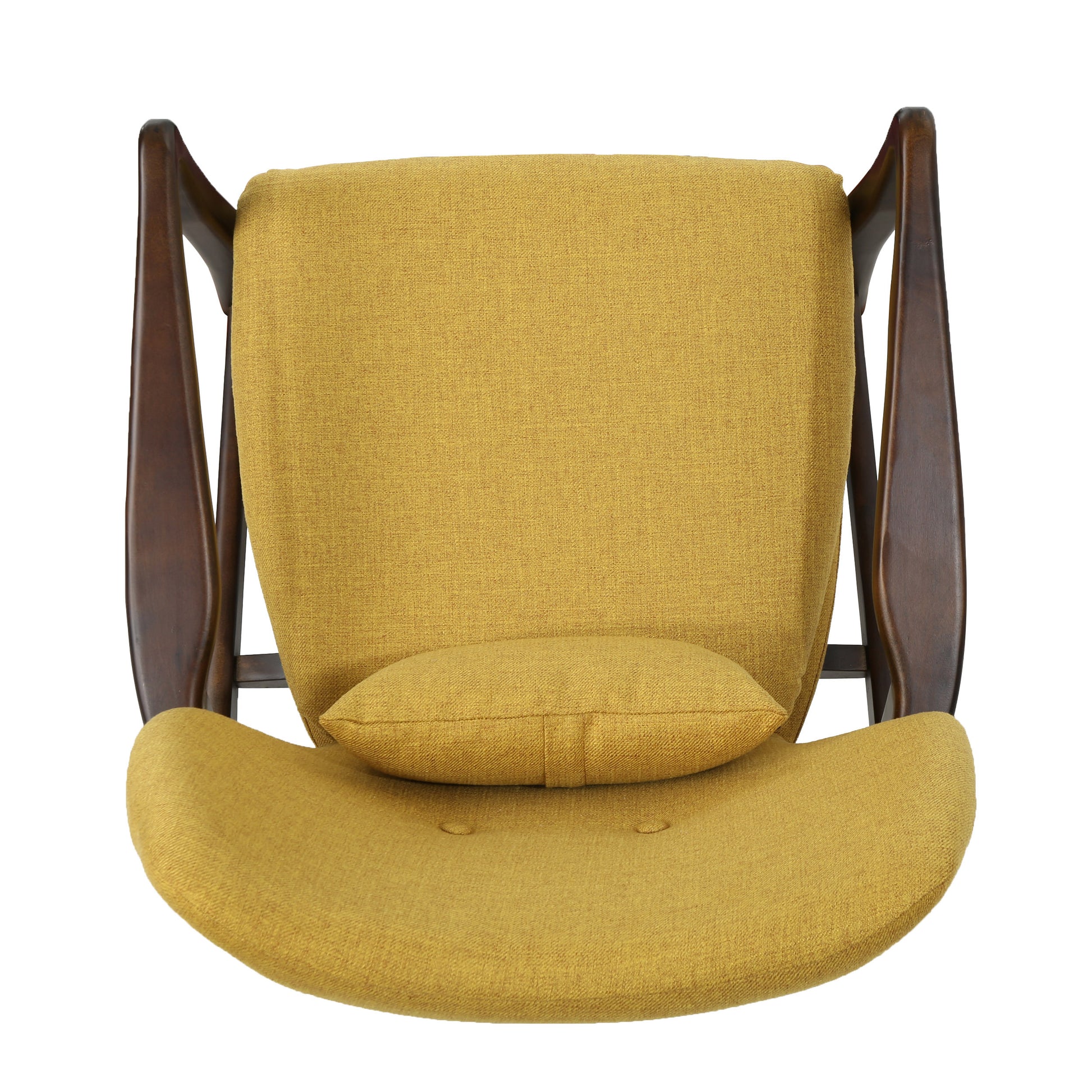 Club Chair Mustard Fabric
