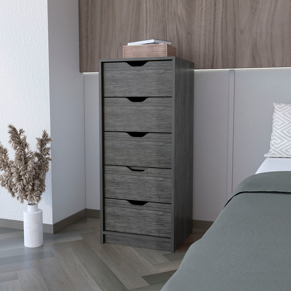 Kamran Dresser, Bedroom, Smokey Oak Gray Particle Board Engineered Wood