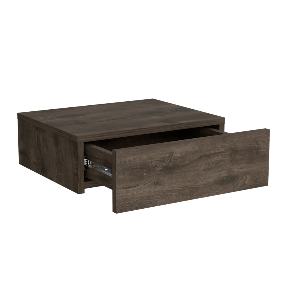 Nightstand Isola, Bedroom, Dark Brown Dark Brown Particle Board Engineered Wood