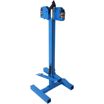 Metal Stretcher Shrinker Ss 18Fd Metal Shrinker Stretcher Stand Manual Shrinker And Stretcher With Foot Pedals Sheet Metal Shrinker Stretcher 1 1 32 Throat Depth 18 Gauge Mild Steel Capacity Blue