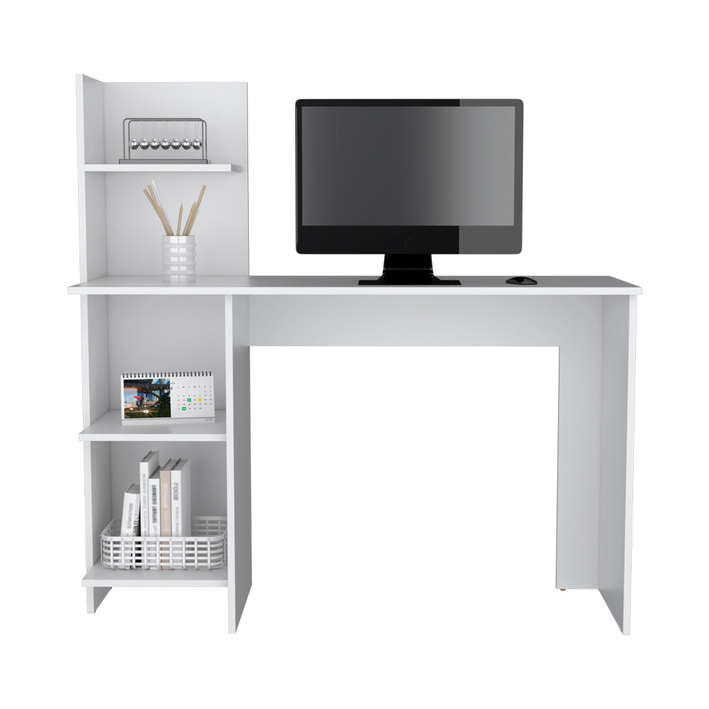 Desk Wichita, Office, White White Particle Board Engineered Wood