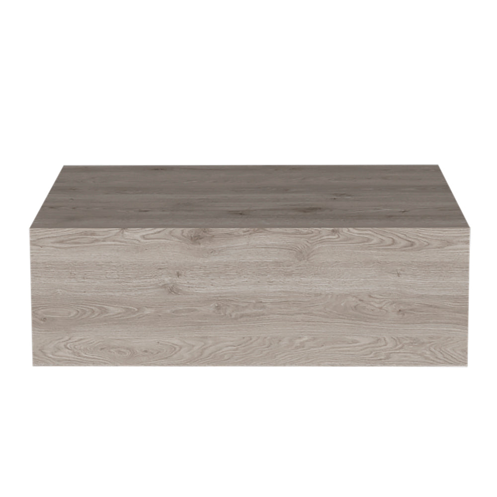 Nightstand Isola, Bedroom, Light Gray Light Gray Particle Board Engineered Wood