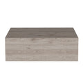 Nightstand Isola, Bedroom, Light Gray Light Gray Particle Board Engineered Wood