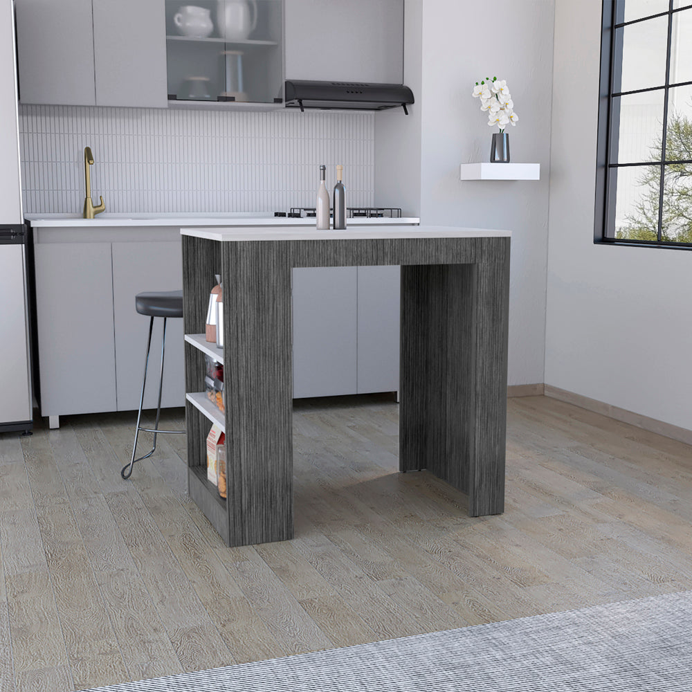 Kitchen Island Doyle, Kitchen, Smokey Oak Ibiza