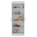 Pantry Cabinet Clinton, Kitchen, White White Particle Board Engineered Wood