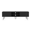 Tv Stand Franklin, Living Room, Black Black 50 59 Inches Particle Board Engineered Wood