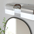 Modern Bathroom Vanity Lighting 4 Light LED Vanity chrome-modern-acrylic-stainless steel