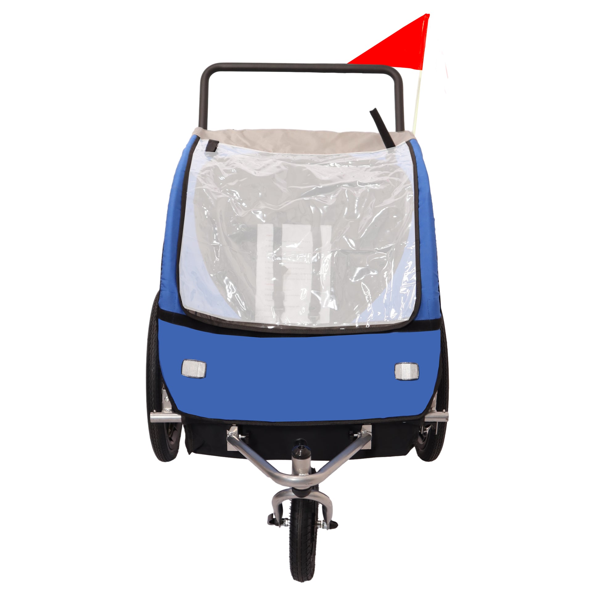 double bicycle trailer stroller 2 In 1 Double 2 Seat Bicycle Bike Trailer Jogger Stroller For Kids Chi