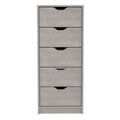 Kamran Dresser, Bedroom, Concrete Gray Grey Particle Board Engineered Wood