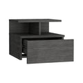 Nightstand Floating Flopini, Bedroom, Smokey Oak Gray Particle Board Engineered Wood