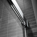 56 60 In. W X 76 In. H Sliding Frameless Soft Close Shower Door With Premium 3 8 Inch 10Mm Thick Tampered Glass In Chrome 23D02 60C Chrome Stainless Steel