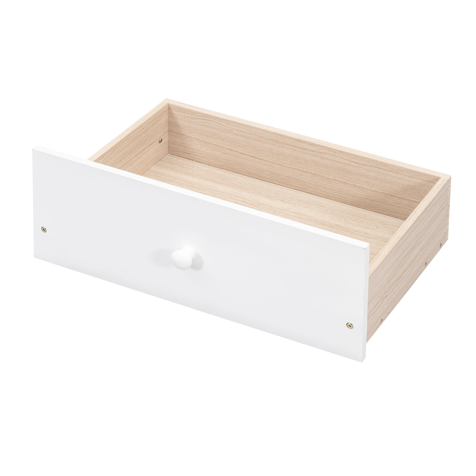 Full Size Platform Bed With Storage Headboard, Charging Station And 2 Drawers, White Box Spring Not Required Full White Wood Bedroom Bed Frame Solid Wood Mdf