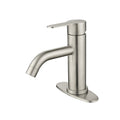 Single Handle Bathroom Sink Faucet Brushed Nickel Stainless Steel