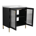 32Inch Freestanding Bathroom Vanity Plywood With black-2-bathroom-freestanding-modern-plywood