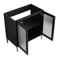 32Inch Freestanding Bathroom Vanity Plywood With black-2-bathroom-freestanding-modern-plywood