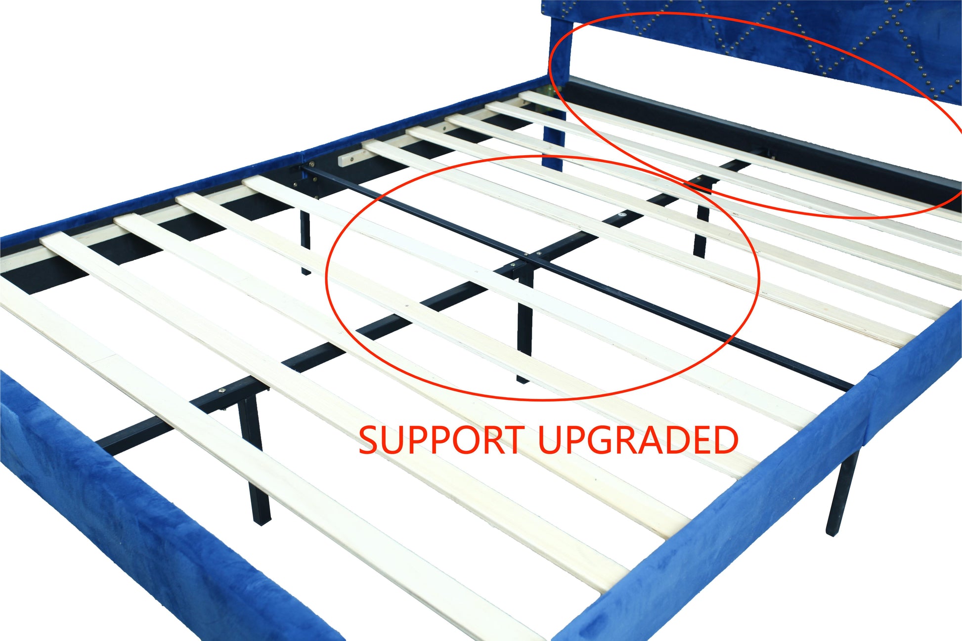 Modern Suede Velvet Curved Upholstered Bed, Trim Queen Dark Grey Polyester Fabric