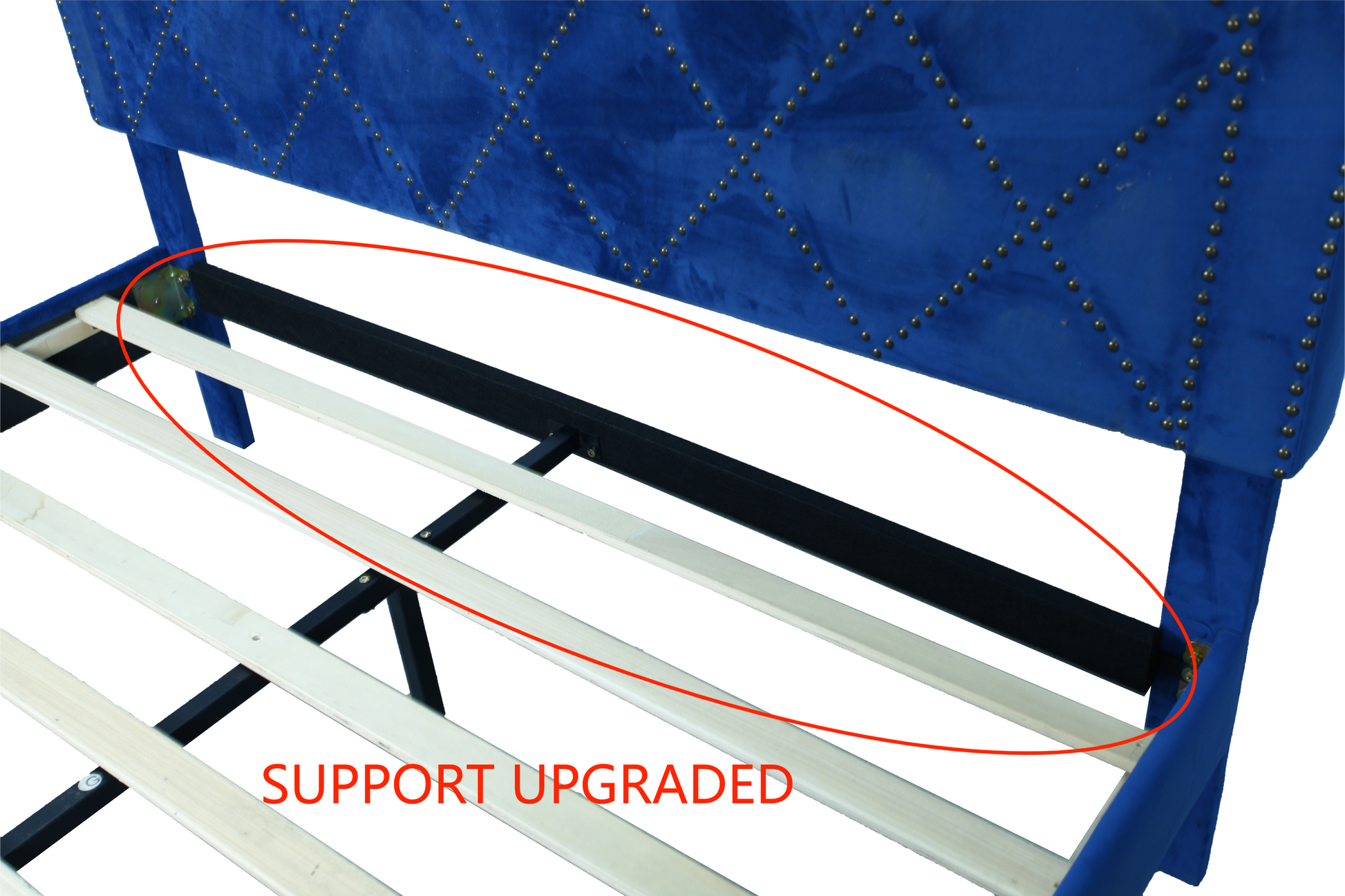 Modern Suede Velvet Curved Upholstered Bed, Trim Queen Dark Grey Polyester Fabric