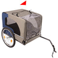 Tangkula Dog Bike Trailer, Mesh Dog Cart