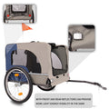 Tangkula Dog Bike Trailer, Mesh Dog Cart