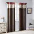 Embroidered Curtain Panel Only 1 Pc Panel Multicolor Polyester