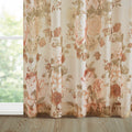 Printed Floral Twist Tab Top Voile Sheer Curtain Only 1 Pc Panel Multicolor Polyester