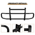 Black Lron Integrated Deer Guard For Freightliner Cascadia 2008 2017 With Brackets Black Iron