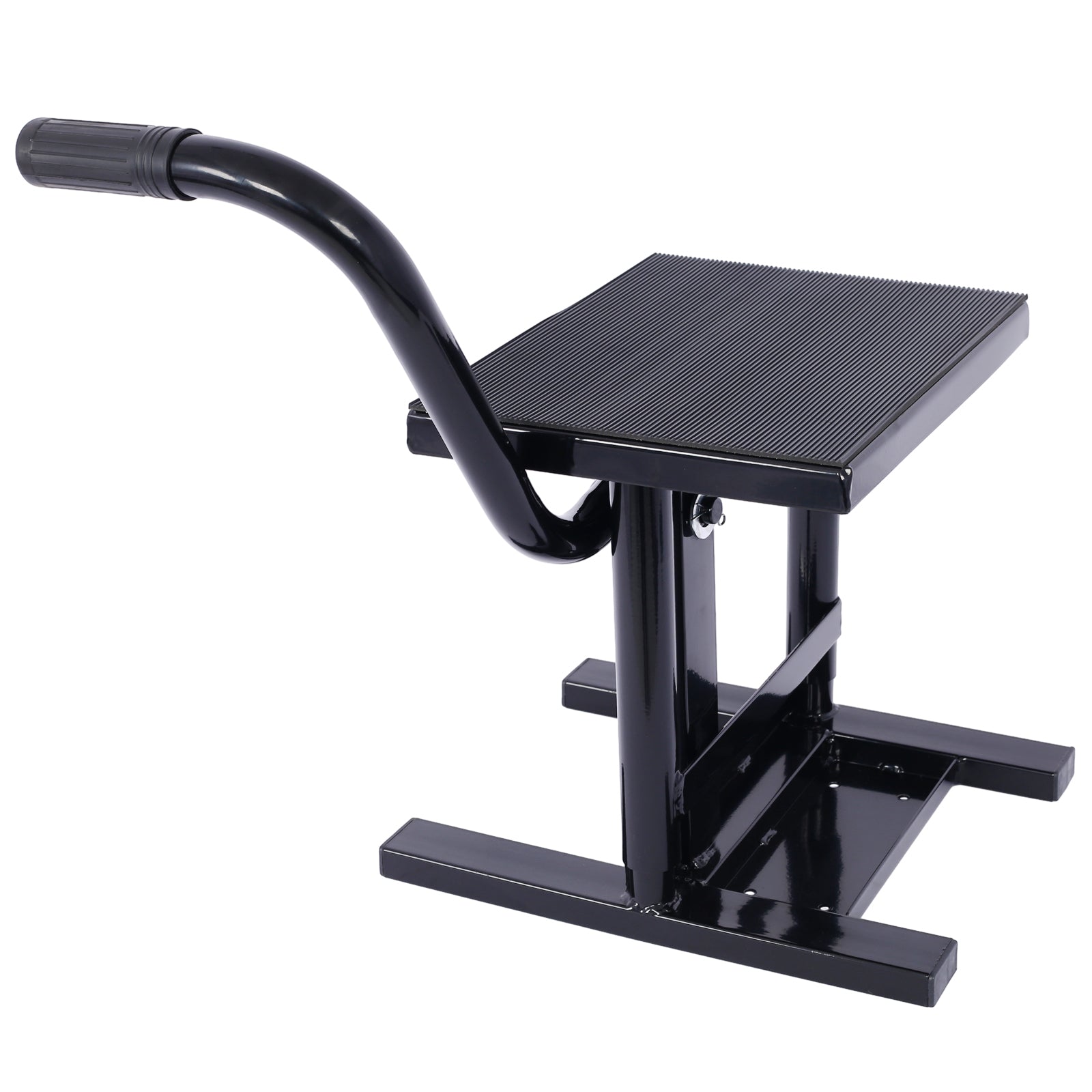 Motorcycle Dirt Bike Stands And Lifts Jack Stand Steel Lift 11" 16.5" Adjustable Height 330 Lbs Load Capacity Heavy Duty Steel Black Black Steel