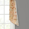 Printed Floral Voile Sheer Scarf Blush Polyester