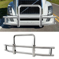 Deer Guard for Volvo VN VNL 2004 2017 with brackets chrome-stainless steel