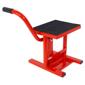 Motorcycle Dirt Bike Stands And Lifts Jack Stand Steel Lift 11" 16.5" Adjustable Height 330 Lbs Load Capacity Heavy Duty Steel Red Red Steel