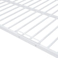 Full Xl Over Queen Metal Bunk Bed, White White Iron