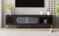 U Can Modern TV Stand for 70 Inch TV, Entertainment brown-mdf