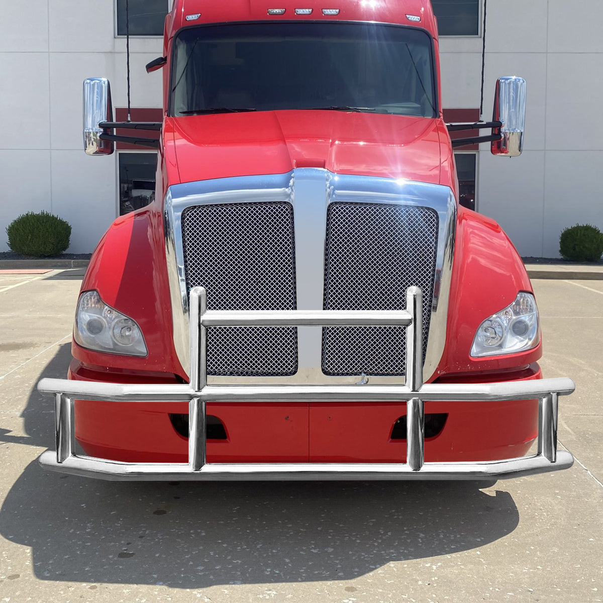 Deer Guard Truck Front Bumper Deer Guard For Kenworth T660 T680 2008 2021 With Bracket