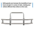 Deer Guard for Freightliner Cascadia 2018 2022 with chrome-stainless steel