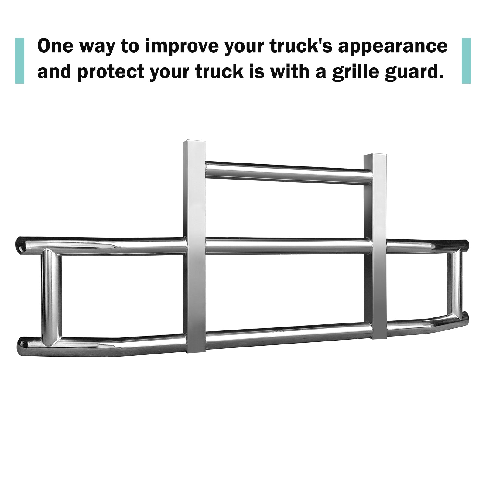 Stainless Steel Deer Guard Bumper for Freightliner chrome-stainless steel