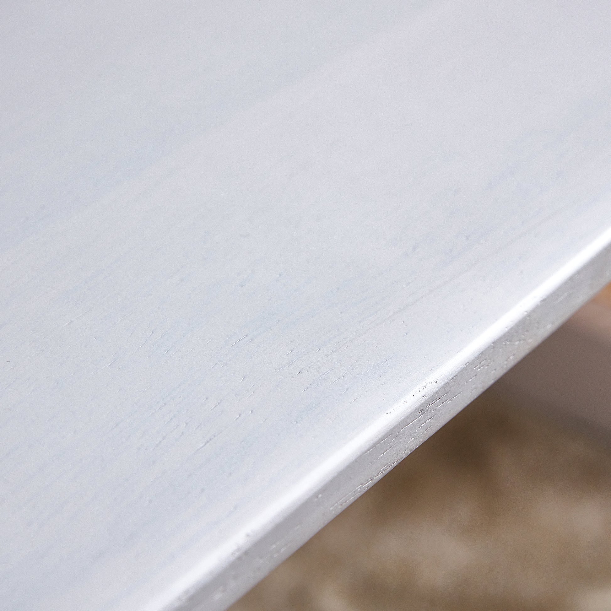 Chinese Style White Solid Wood And Imitation Rattan Coffee Table, Rectangular Solid Wood Coffee Low Table, Small Living Room Coffee Table White Solid Wood