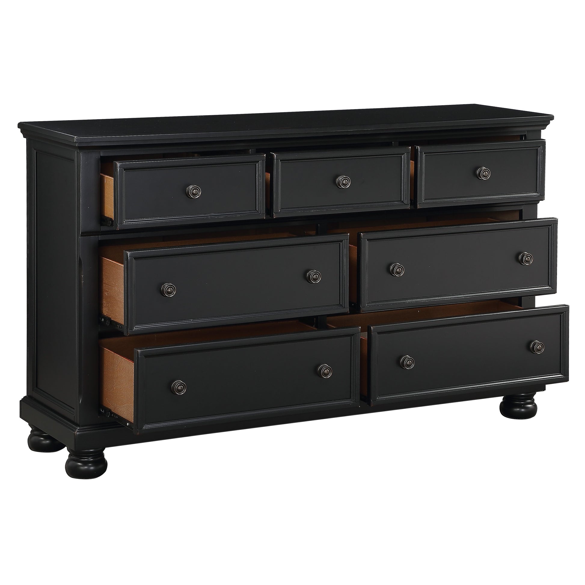 Transitional Black Dresser Of 7 Drawers Jewelry Tray Traditional Desig Transitional Black Dresser Of 7 Drawers Jewelry Tray Traditional Desig