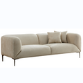 Wks2B Beige Sofa Can Be Placed In The Studio, Living Room, Attic Multiple Scenes, Modern Style Simple Fashion, Size 89.37* 35.43* High 28.74 Inches Beige Fabric 1 Seat