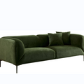 Wks2G Green Sofa Can Be Placed In The Studio, Living Room, Attic Multiple Scenes, Style Modern Simple Fashion, Size 89.37* 35.43* High 28.74 Inches Green Fabric 3 Seat