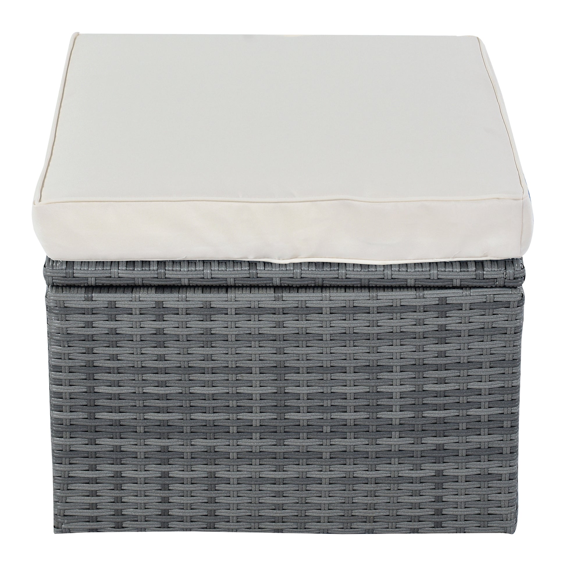 Outdoor Patio Furniture Set Daybed Sunbed With Retractable Canopy Conversation Set Wicker Furniture As Same As Wy000281Aae Beige Rattan